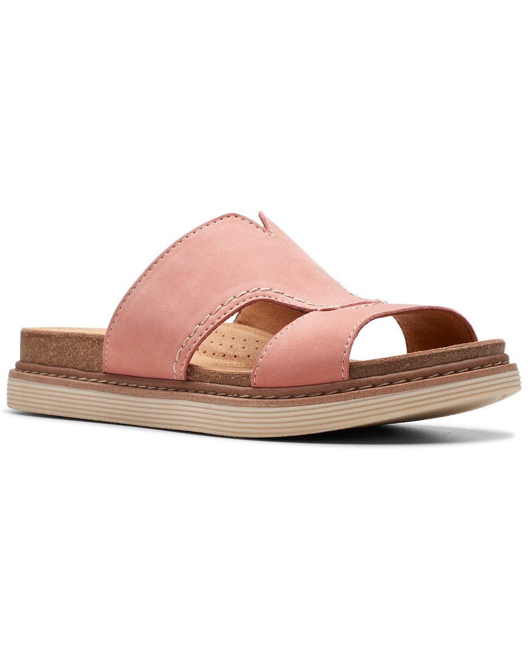 Clarks Arwell Walk Leather Sandal, 6.5, Orange